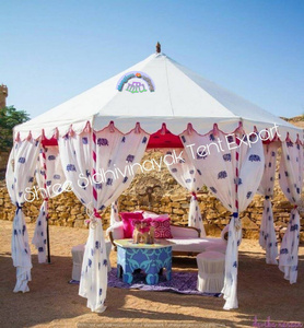 SHREE SIDHI VINAYAK <b>TENT</b> EXPORT Luxury Pagoda Marquee <b>Canopy</b> <b>Tent</b>-Cotton Double Layer MSI Frame Fire Retardant Three-Season UV - Product Image 2