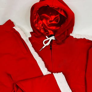 Conjunto Deportivo de 2 Piezas Ultra Cómodo Unisex de Forro Polar Grueso, Pantalones Deportivos Casuales para Otoño/Invierno, Conjunto para Descansar, Cálido, Cómodo y con Estilo - Product Image 5