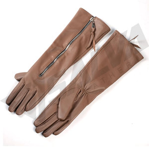 Nouveaux gants d'hiver pour femmes en cuir véritable SALVA LEATHER, doublure en soie, style uni, haute qualité, compatibles avec les écrans tactiles - Product Image 3