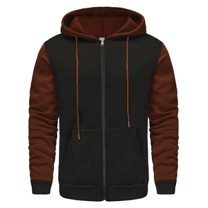 Wholesale Price Custom Logo Men Zipper Hoodies OEM Services Best Selling <b>Light</b> Weight Men Zipper Hoodie - Product Image 1