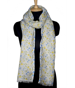 Bufanda Ligera de Lino al por Mayor para Mujer, Colores Lisos, Personalización Disponible - Product Image 5