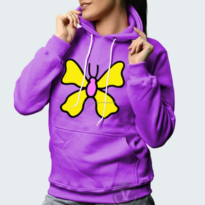 Sudadera con capucha de lana de algodón de gran tamaño hombro caído lavado térmico para invierno 100% tela de punto de longitud corta impresa - Product Image 3