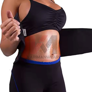 Gym Waist <b>Trainer</b> Belt Men Women Slimming Sweat Waist Support Body Shaper Workout OEM Supplier - Product Image 4