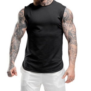 OEM Custom Drop Armhole tank Top Mens Gym Wear Fitness Muscle <b>Vest</b> Workout Bodybuilding Mens Tank Top - Product Image 3