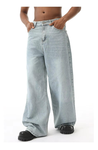 Jeans Casuales Holgados 2026 al por Mayor, Jeans Holgados para Hombre, Jeans de Mezclilla Azul Claro para Hombre - Product Image 5