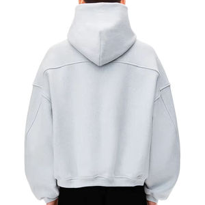 เสื้อฮู้ดซิปผู้ชาย ผ้าฝ้าย 100% ทรงปกติ สำหรับใส่ลำลองในฤดูหนาว - Product Image 2