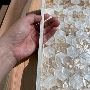 Juego de quemadores con bandeja de incrustaciones de la mejor calidad para decoración del hogar, Mubkhar árabe, bandeja de servir alimentos con incrustaciones de nácar de la India - Product Image 5