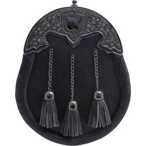 Bolso de Cuero Duradero Hecho a Mano GNG IMPEX Premium para Hombre, con Cierre de Pin, Estilo Semi-Formal, para Banda de Gaitas y Tambores - Product Image 2