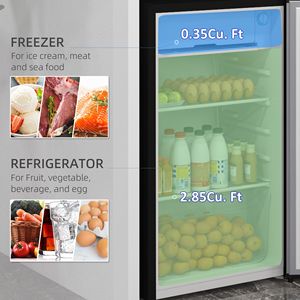 Mini 3.2 argento mono porta frigo Freezer a porta singola dormitorio frigorifero compatto con termostato regolabile e porta reversibile - Product Image 4