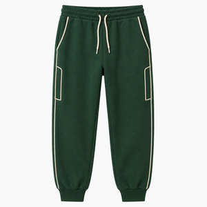 Pantalones Deportivos Personalizados Estilo Hip Hop 2026, 100% Algodón, Corte Recto, Color Sólido, Estilo Casual, Pierna Ancha - Product Image 4