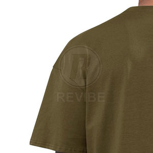 Camiseta Casual Oversize de Algodón 100% Transpirable de Alta Calidad de Marca Privada, Venta al por Mayor - Product Image 5