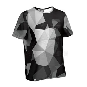 Service OEM, t-shirts pour hommes respirants, confortables, de haute qualité, sublimation, polyester/coton, écologiques, séchage rapide - Product Image 2