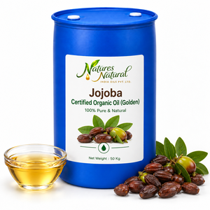 Huile de graines de jojoba biologique dorée Simmondsia Chinensis 100% pure pressée à froid Ingrédient cosmétique Produits de beauté Soins capillaires - Product Image 5