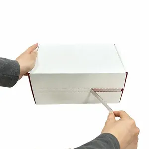 Vietnam Manufacturer's E-Commerce Ready Shipping Box with Tear Strip Return Opening Dual Adhesive <b>Storage</b> <b>Boxes</b> & <b>Bins</b> - Product Image 1