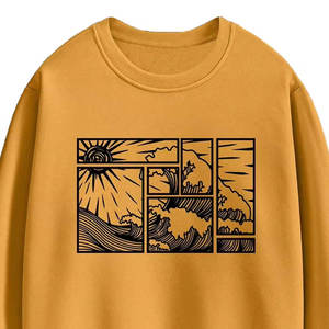 Mens Designed <b>Sweatshirt</b> <b>Long</b> Sleeve Warm Pullover Comfortable Casual Wear - Product Image 6