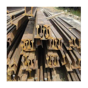 Rails en acier usagés R50 R65 pour la construction de voies ferrées et la fabrication de métaux de récupération type HMS1 2, reboudrés, origine FR - Product Image 5