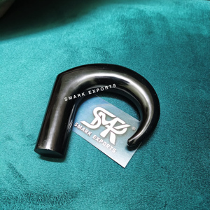 Cuerno de búfalo natural, bastón para caminar, mango de caña, estilo ladrón, mango de gancho de pastor para bastones y palos de madera personalizados - Product Image 5