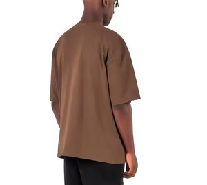 เสื้อยืดผู้ชายแบบทางการคุณภาพสูงสุดรุ่นใหม่ล่าสุด ผ้าฝ้าย 100% ป้องกันการเป็นขุย ระบายอากาศได้ดี สวมใส่สบาย ทรงหลวม ดีไซน์ทันสมัย - Product Image 3