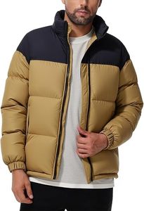 Custom Mens Two Color Panel Puffer Jacket High Quality Stand Collar Winter <b>Padded</b> Bubble <b>Coat</b> - Product Image 6