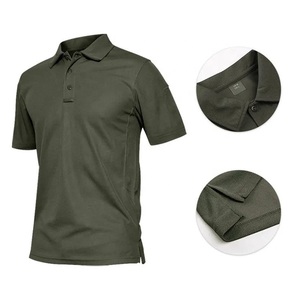Camiseta Polo de Manga Corta para Hombre, de Alta Calidad, 100% Algodón, Color Sólido Personalizado, con Botones - Product Image 6