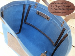 Bolsa de Mano de Lona de Algodón Orgánico, Bolso de Hombro Resistente para Viajes, Trabajo, Compras, Gran Capacidad, Cierre Abierto, Bordado LCTB-0079 - Product Image 6