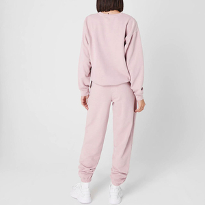 Ensemble de survêtement décontracté à capuche en polaire unie pour femme, style urbain, taille élastique, poches latérales, tailles personnalisées, respirant et séchage rapide - Product Image 2