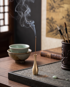 Antique Metal <b>Incense</b> Burner Stick <b>Holder</b> Modern & Organic <b>Incense</b> <b>Holder</b> with High Quality Flower Design <b>Incense</b> Burner - Product Image 5