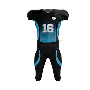 Uniforme de football américain pour athlètes occasionnels, tissu en polyester doux avec absorption de la transpiration pour des séances d'entraînement prolongées - Product Image 2