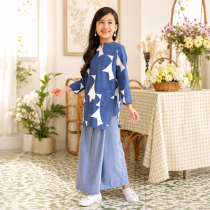 SIPO OEM Vente en gros Malaisie Kurung pour enfants en mousseline de soie, vêtements musulmans, Baju Kurung moderne pour enfants - Product Image 1