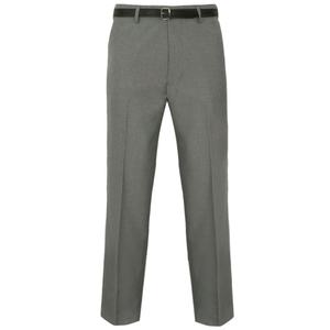 Men's Office Business <b>Trousers</b> Oxford Fabric Waterproof Formal <b>Work</b> men's pants Flat Smart black pants with side pockets - Product Image 5