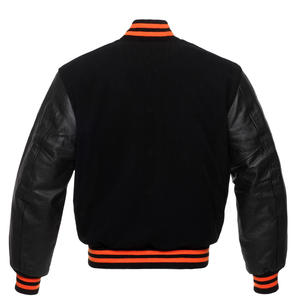 Veste de baseball Varsity personnalisée de haute qualité en laine et cuir de vache véritable avec patchs sur mesure - Product Image 6