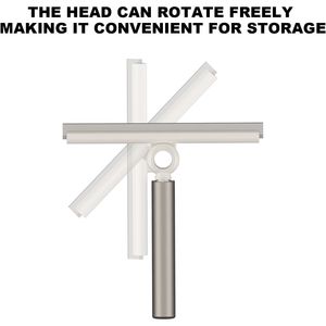 Tergivetro da Doccia Estensibile con Lama in Silicone da 10 Pollici e Manico Telescopico per Porte e Finestre in Vetro, per Bloccare l'Acqua - Product Image 4