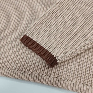 Wool/Viscose Ribbed <b>Cardigan</b> Knitted Sweater <b>Men</b> Women Casual Fashion Warm Breathable Comfortable <b>Long</b> Sleeve Stylish 3D Front - Product Image 4