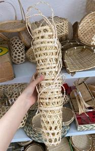 Porte-gobelets en bambou artisanal de qualité supérieure, porte-boissons portable pour la maison, la salle à manger et les cafés - Product Image 2