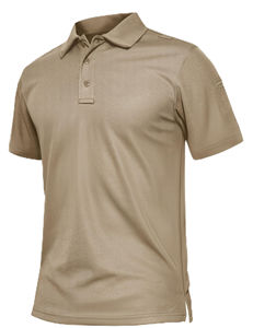 Camisas de Golf de Manga Corta para Hombre, Personalizadas con Logotipo Bordado, Ajustadas, Casuales, Tejidas, Transpirables, de Poliéster y Algodón, al Por Mayor - Product Image 4