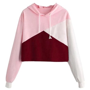 Sudaderas con Capucha Cortas para Mujer, Personalizadas, 345GSM, Forro Polar, Lisas, Holgadas, Estilo Retro - Product Image 3