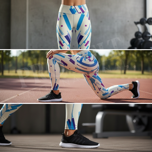 New Arrival High Quality Polyester Spandex Custom Printed Seamless Leggings Apparel Workout Jogging Athletic Weightlifting Pant - Product Image 4