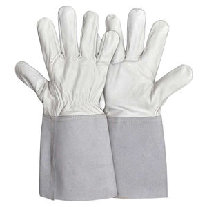 Welding Gloves Tig Cowhide Leather for Assembly Operation Bonding Metal Mechanical Working <b>Fire</b> Safety Work Gloves - Product Image 1