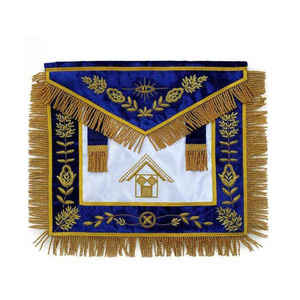 Delantal Masónico Bordado a Mano de Piel de Oveja Personalizado al por Mayor para Logias - Product Image 6