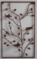 Décoration murale Art déco en métal, design classique, faite à la main et écologique, couleur personnalisée, forme ronde durable, fabriquée en Inde