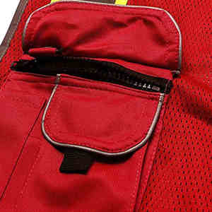 Gilet de sécurité haute visibilité pour hommes et femmes, classe 1 ANSI, avec logo personnalisé, réfléchissant, sur mesure - Product Image 3