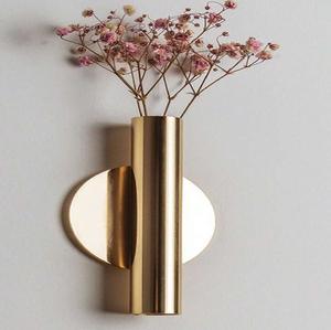Pot de fleurs décoratif en céramique avec cadre en métal doré de luxe, pour table d'intérieur, support de plantes pour la décoration de la maison - Product Image 5