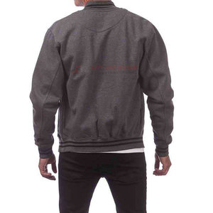 Dernier modèle de veste de baseball d'hiver pour homme avec col montant, tissu respirant écologique, design personnalisable, faible MOQ, vente en gros - Product Image 2