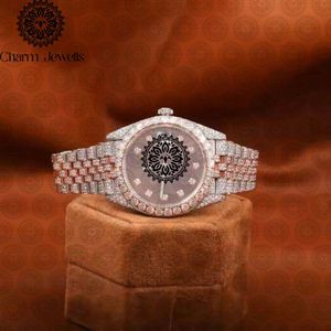 Reloj de Lujo para Hombre Charm Jewells, Caja de Acero Inoxidable de 40 mm, Movimiento Mecánico, Fecha Automática, Cristal de Zafiro Luminoso, Resistente al Agua 10 Bar - Product Image 1