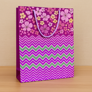 Wholesale Colorful Printed Paper Gift <b>Bags</b> with Rope Handles Custom Shopping <b>Packaging</b> <b>Bags</b> for Boutique Retail - Product Image 6
