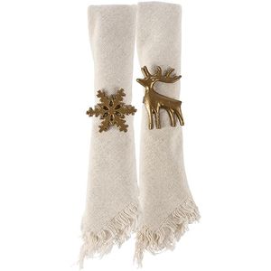 Anillo de Servilleta Metálico Contemporáneo, Elegante Accesorio de Decoración para Mesa de Comedor, Recepciones de Boda y Fiestas - Product Image 6