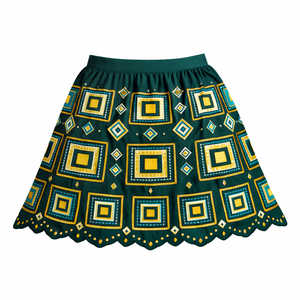 Falda Midi Casual de Chifón para Mujer, Estilo Punk, Transpirable, Antibacteriana, Natural, de Poliéster de Alta Calidad - Product Image 2