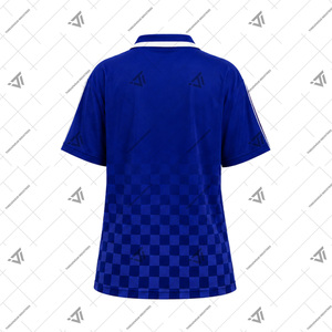 Ropa al por Mayor de la Hermandad Griega Zeta Phi Beta, Jersey Deportivo Personalizado para Mujer con Cuello en V, Sublimado con Diseño de Tablero de Ajedrez, para Fútbol - Product Image 3