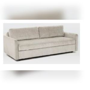 Sofá cama suite con estructura de madera maciza, tapizado en espuma de PU y tela rexine según selección, ensamblado, 75 ancho x 36 profundo x 36 alto, para hotel - Product Image 5