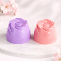 Bouteille vide transparente en PET pour perles de parfum pour lessive avec bouchon à vis pour emballage de parfum en marque blanche en gros